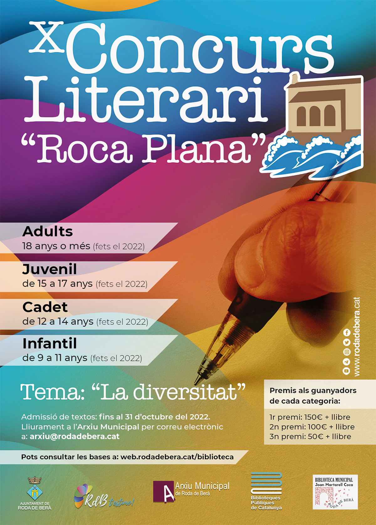 X Concurs Literari 'Roca Plana'