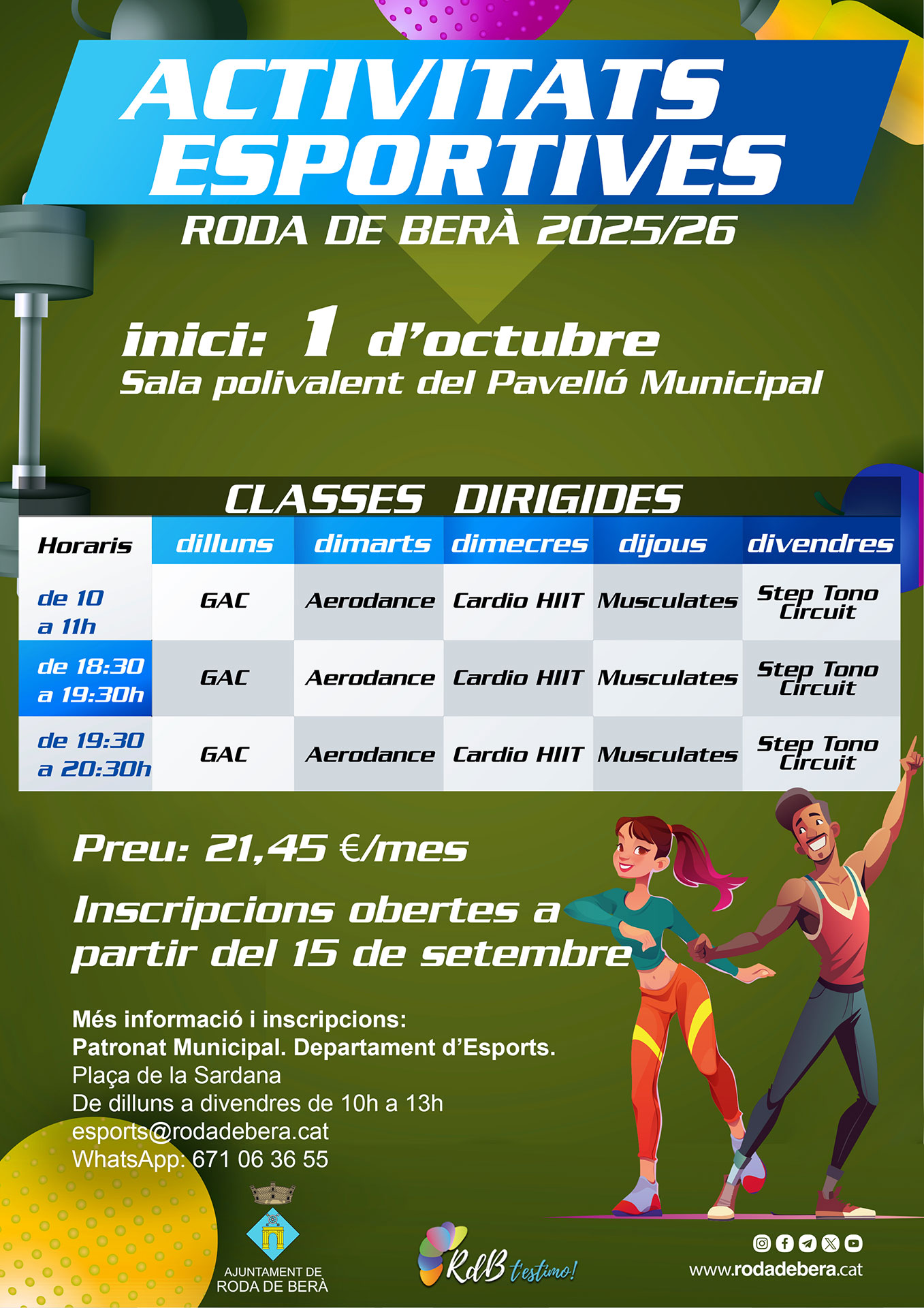 Activitats Esportives. Curs 2025/26