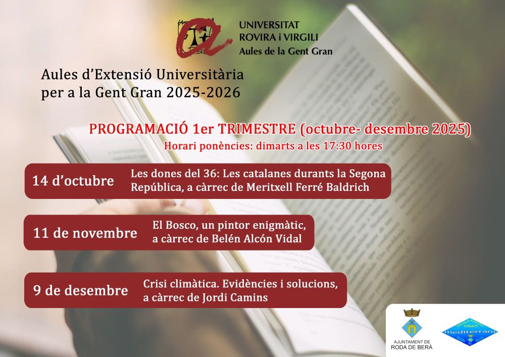 Conferència de l'Aula d'Extensió Universitària per a la Gent Gran