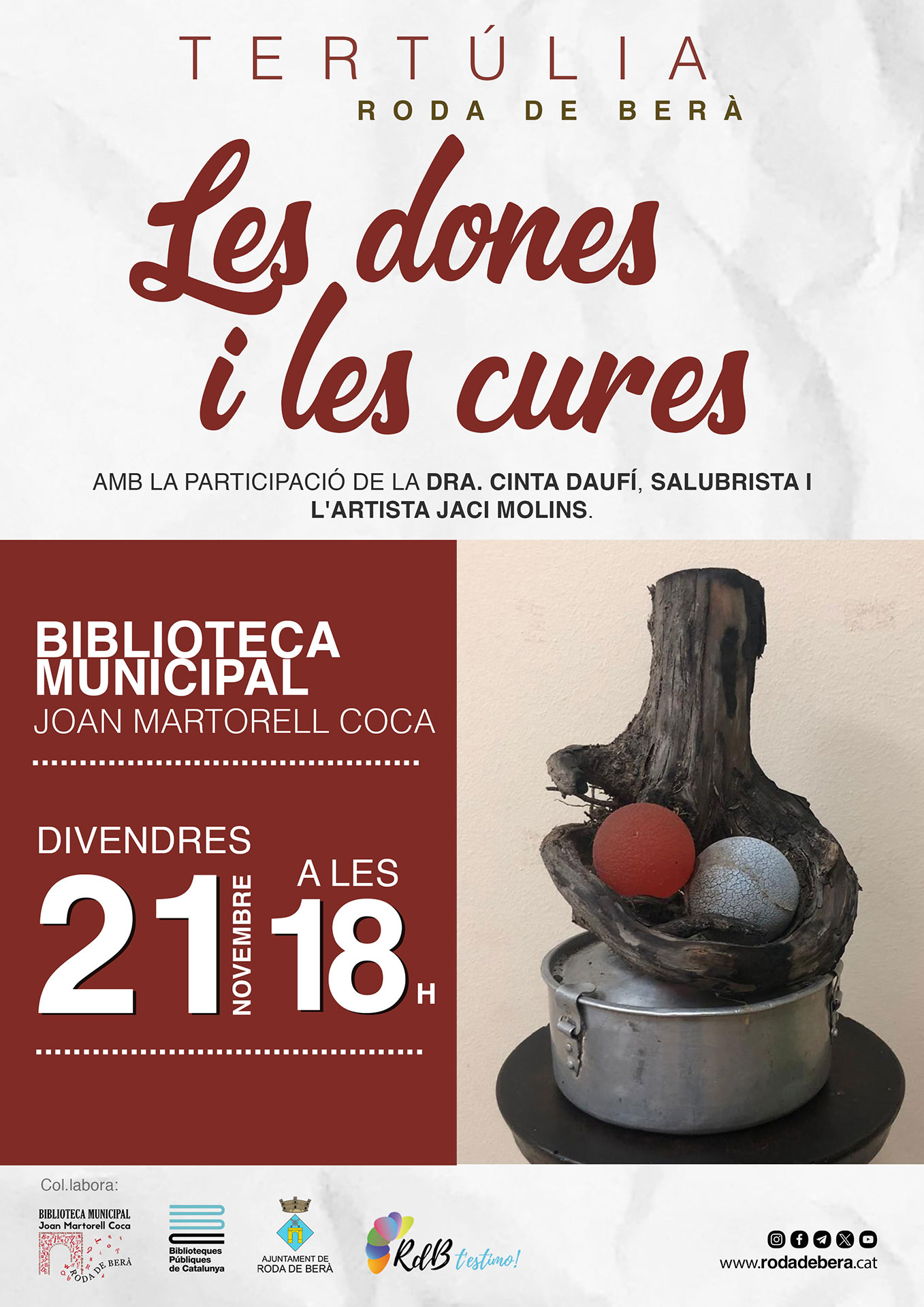 Tertúlia 'Les dones i les cures'