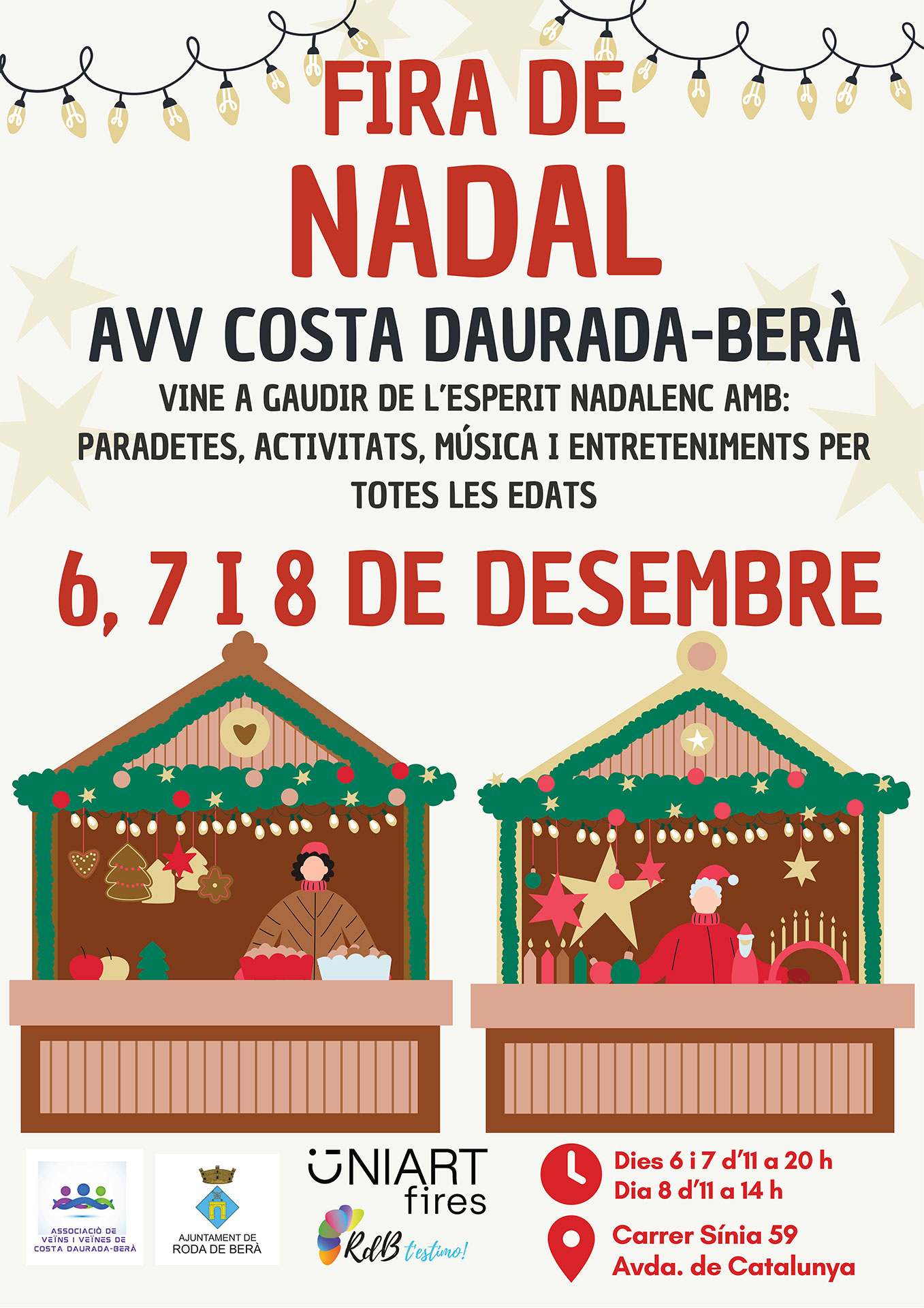 Fira de Nadal de l'AVV de Costa Daurada-Berà