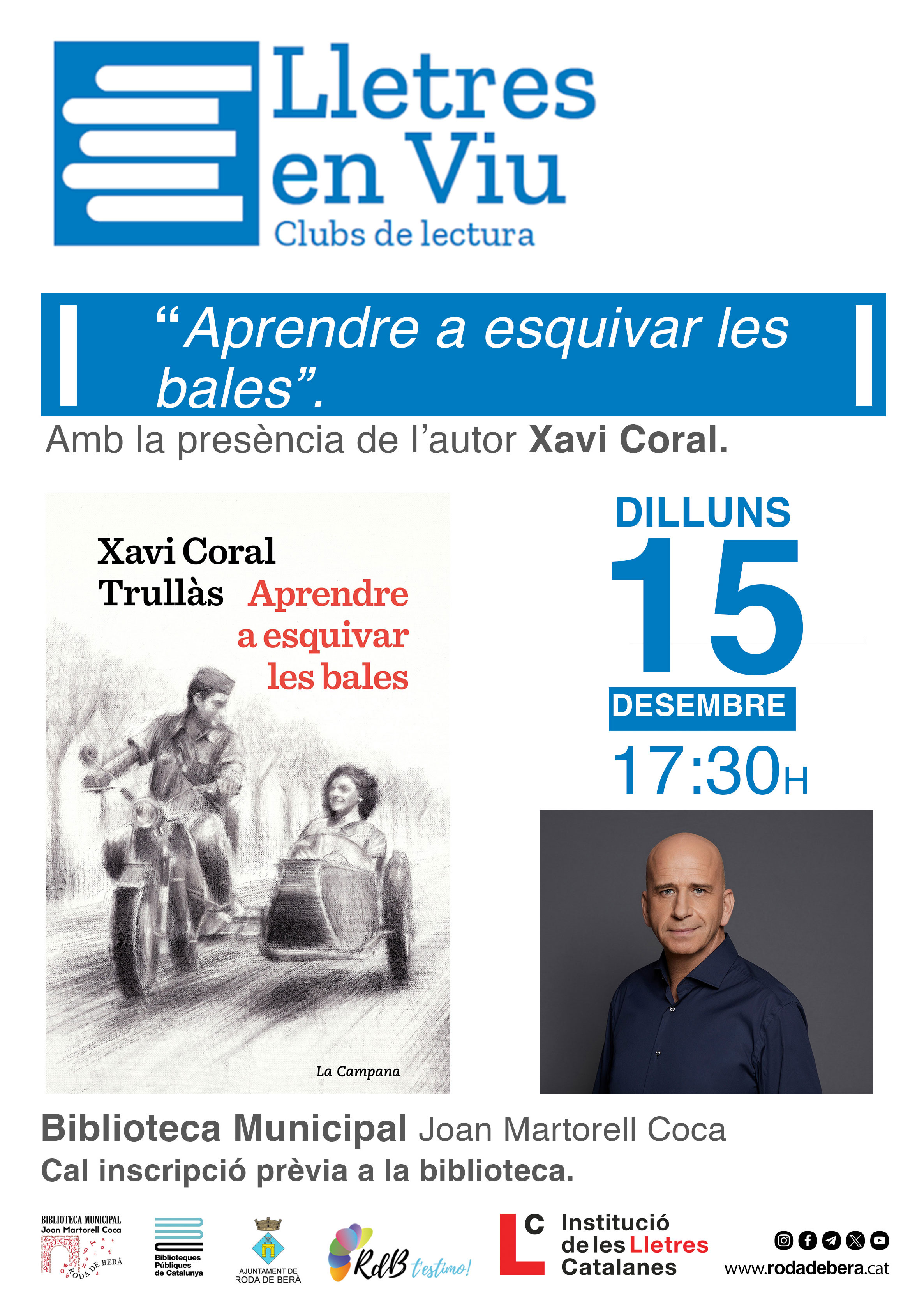 Club de lectura Lletres en viu: Aprendre a esquivar les bales