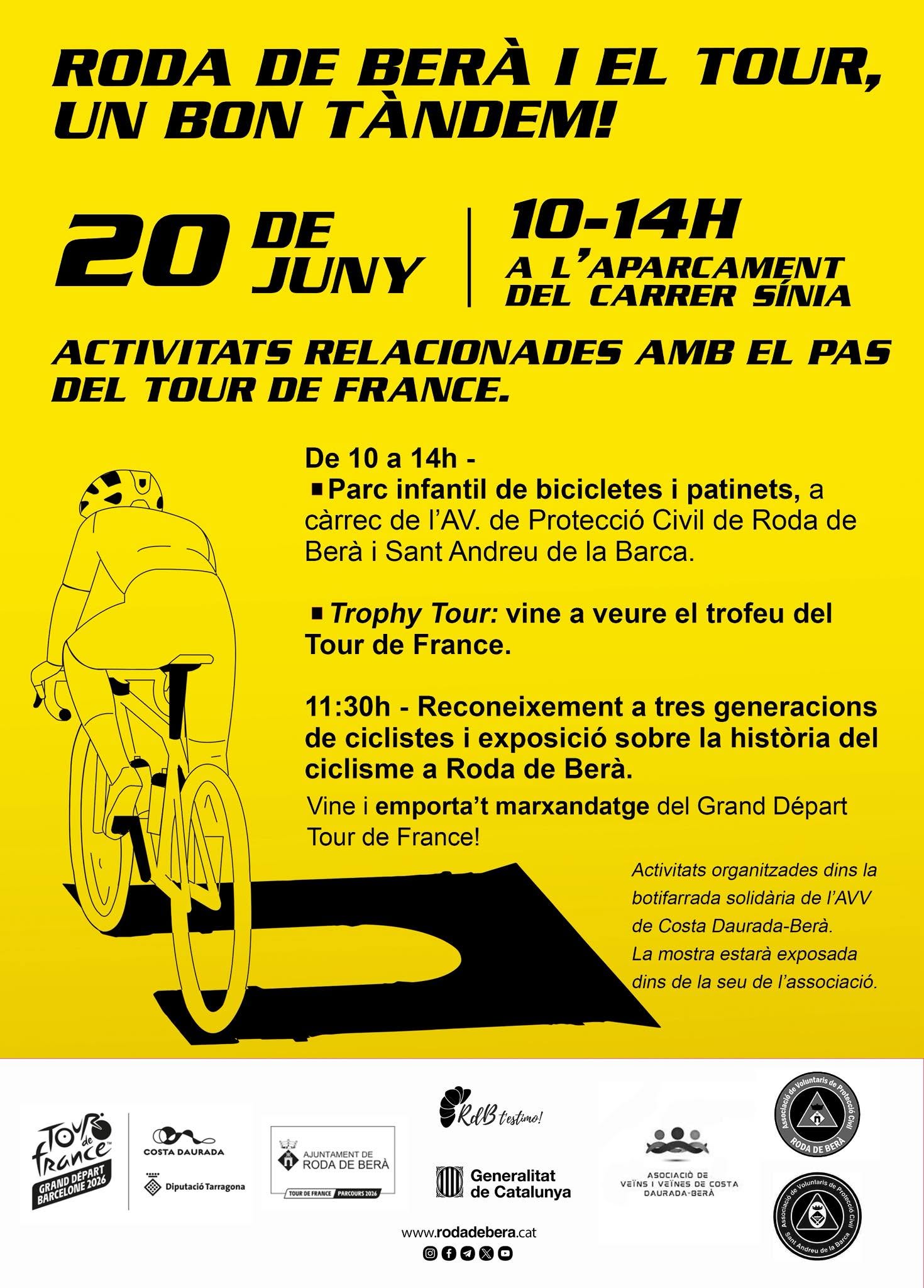 Activitats pel pas del Tour de Fance