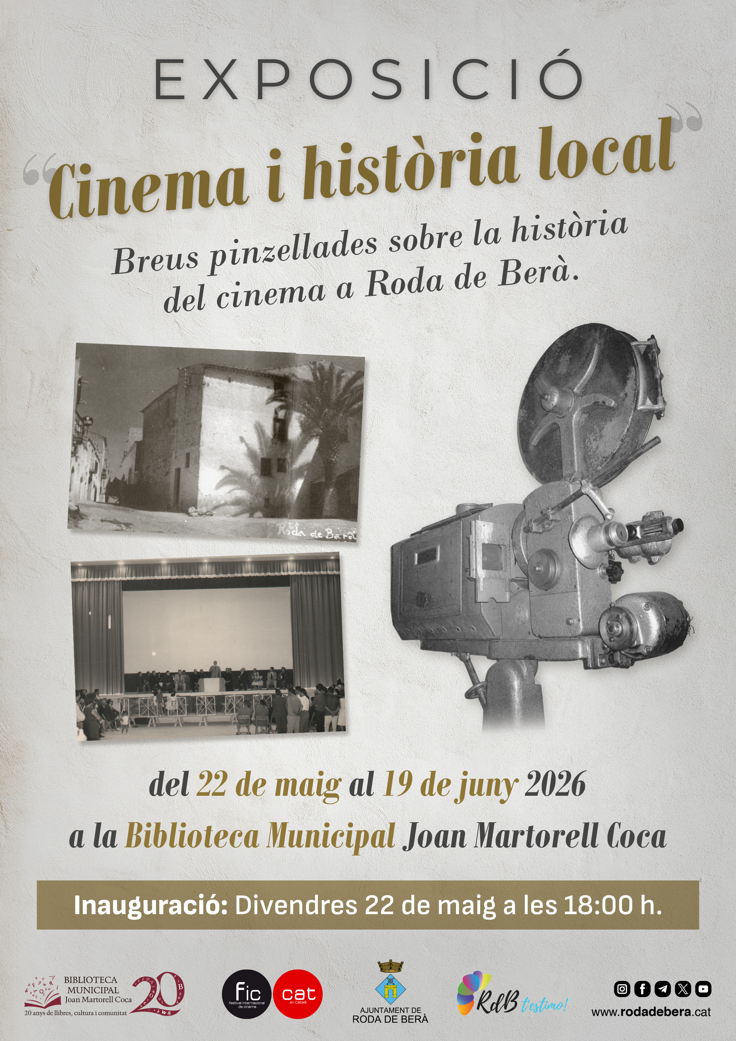 Exposició: Cinema i història local