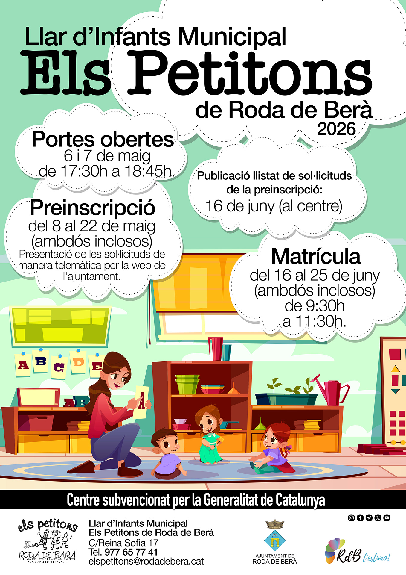 Portes Obertes de la Llar d'Infants Municipal 'Els Petitons'