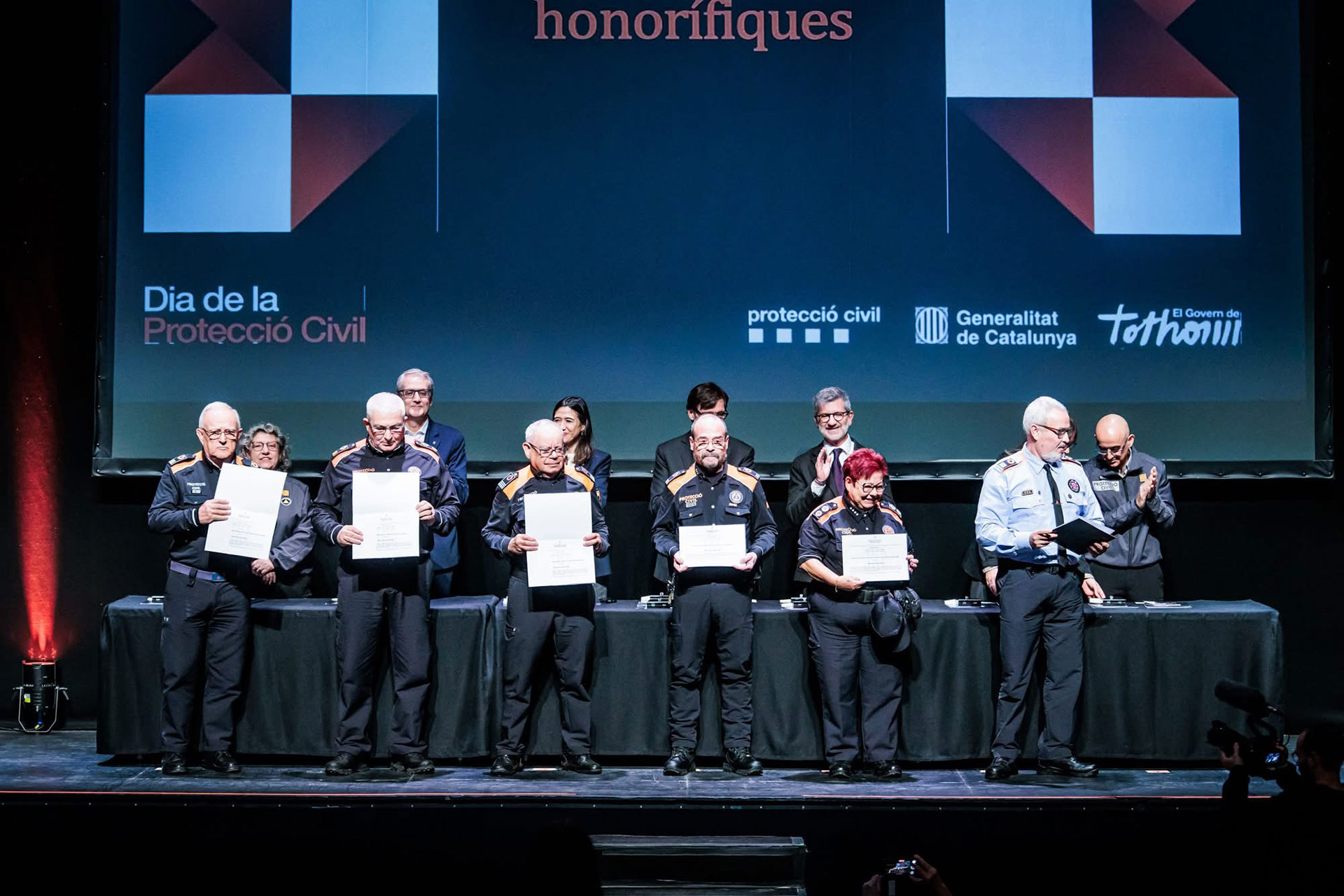 L’associació de voluntaris de Protecció Civil de Roda de Berà rep una menció honorífica de la Generalitat de Catalunya 