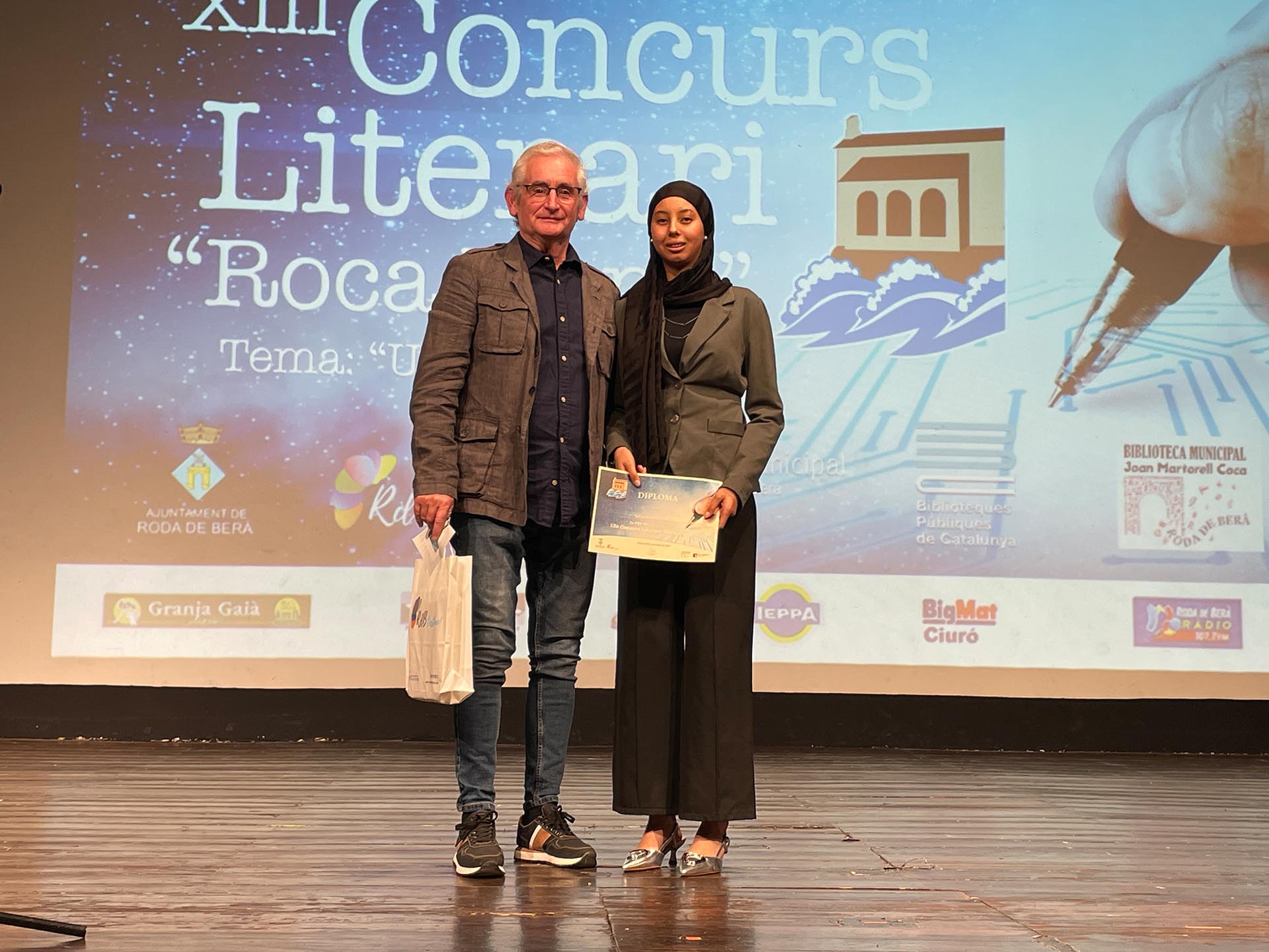 Lliurament de premis del 13è Concurs Literari Roca Plana Lliurament de premis del 13è Concurs Literari Roca Plana