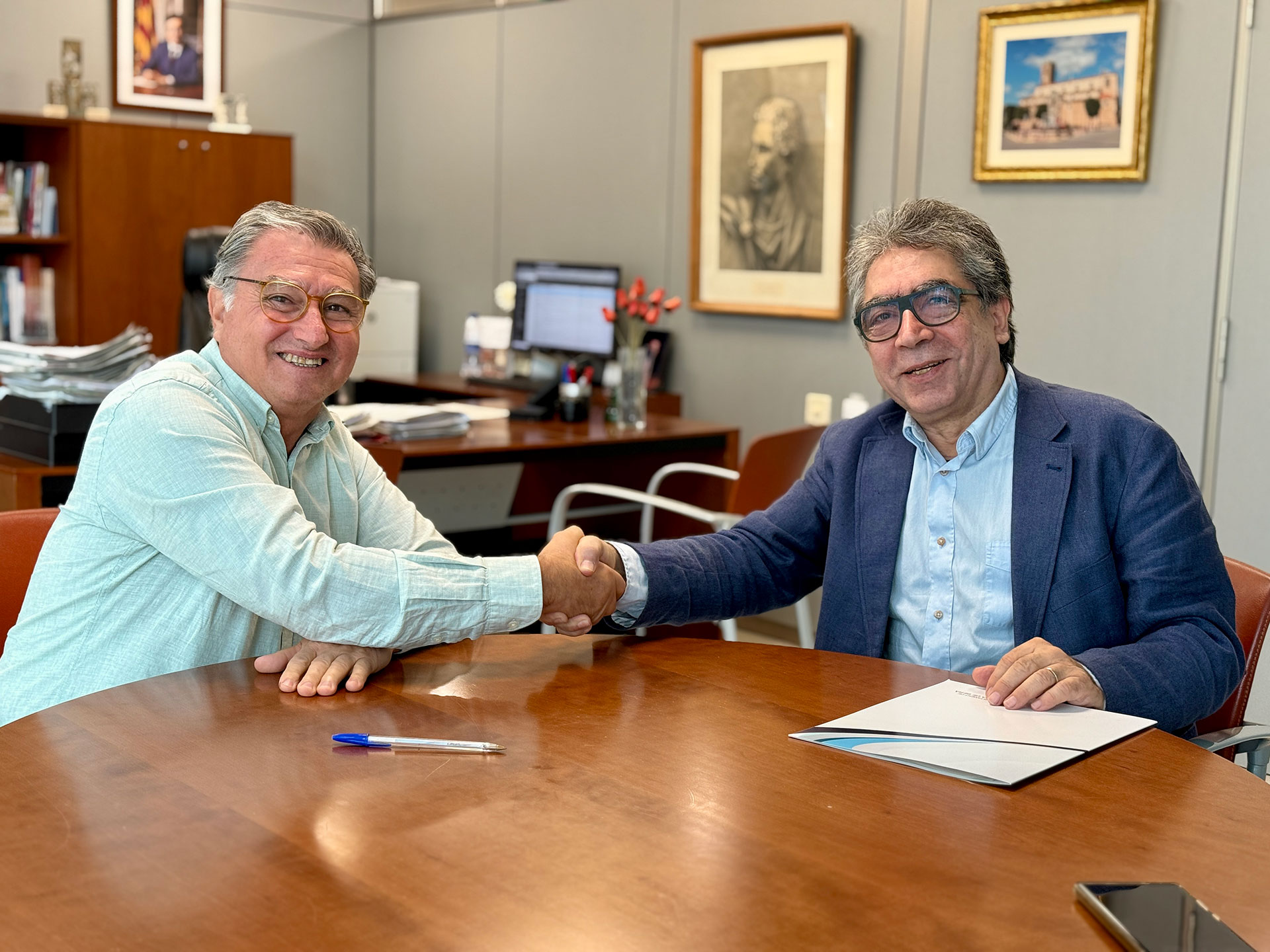 L’Ajuntament i l’Entitat Urbanística del Roc de Sant Gaietà renoven el conveni de col·laboració