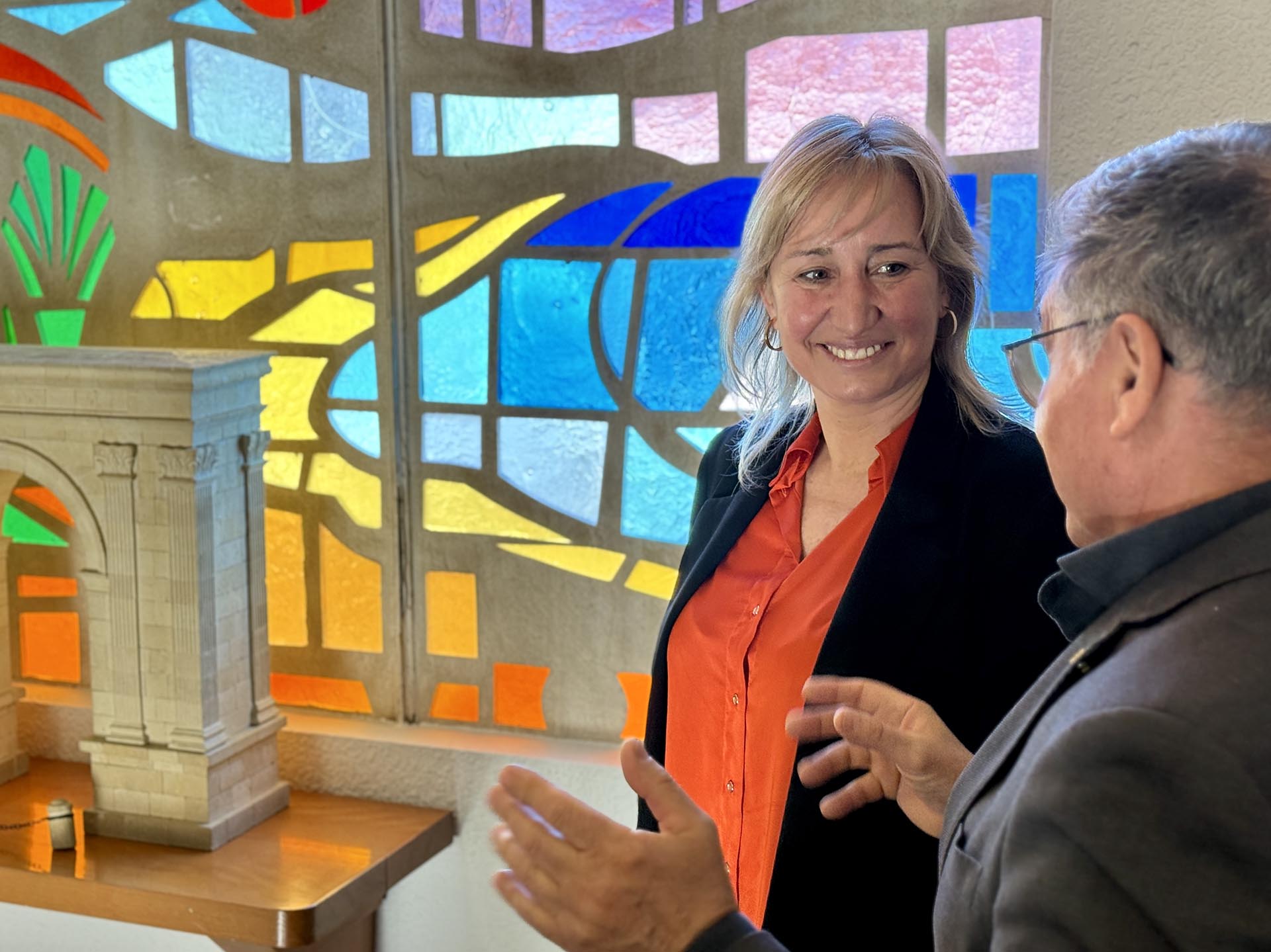 La subdelegada del Govern fa una visita institucional a Roda de Berà La subdelegada del Govern fa una visita institucional a Roda de Berà