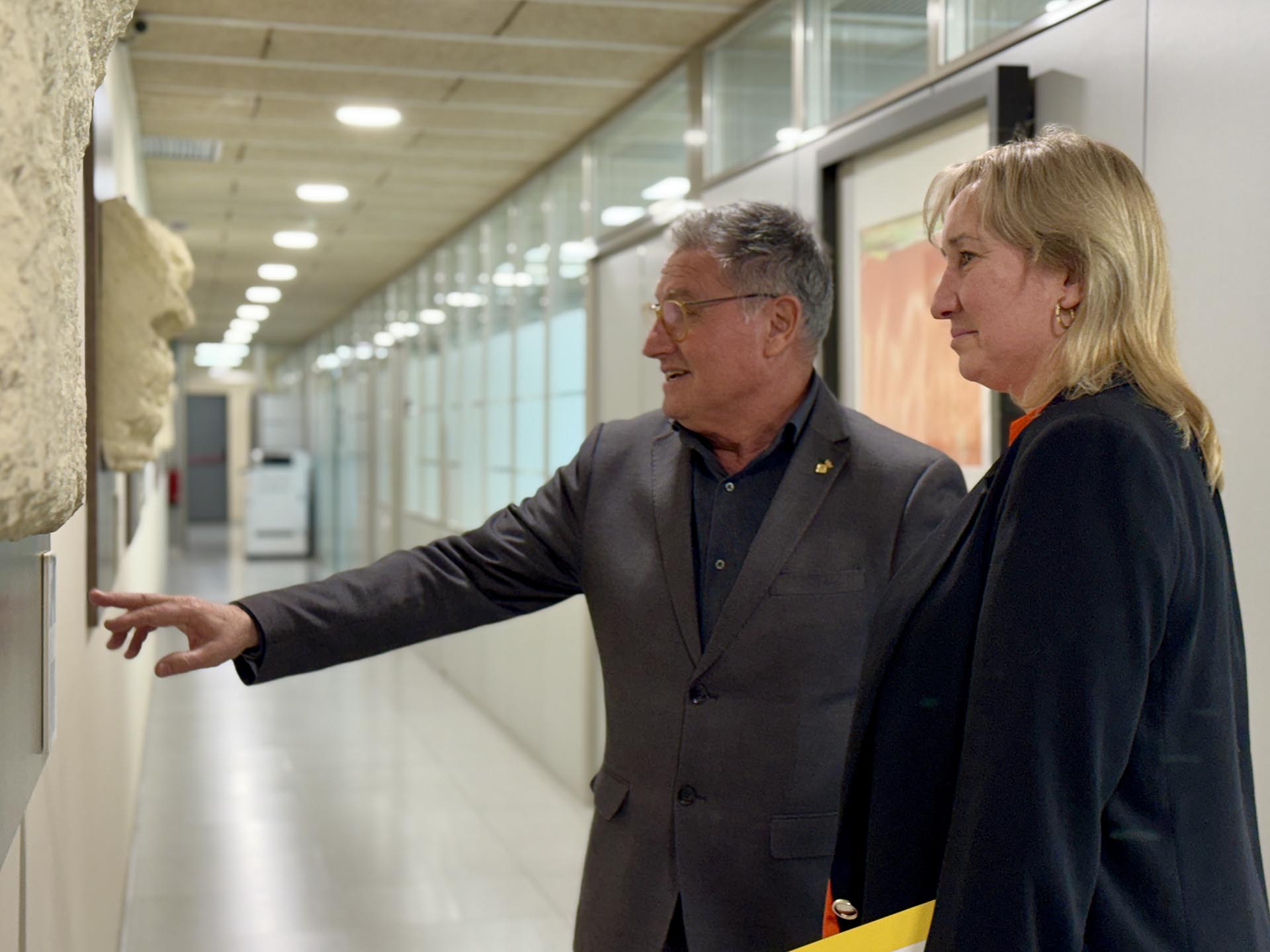 La subdelegada del Govern fa una visita institucional a Roda de Berà La subdelegada del Govern fa una visita institucional a Roda de Berà