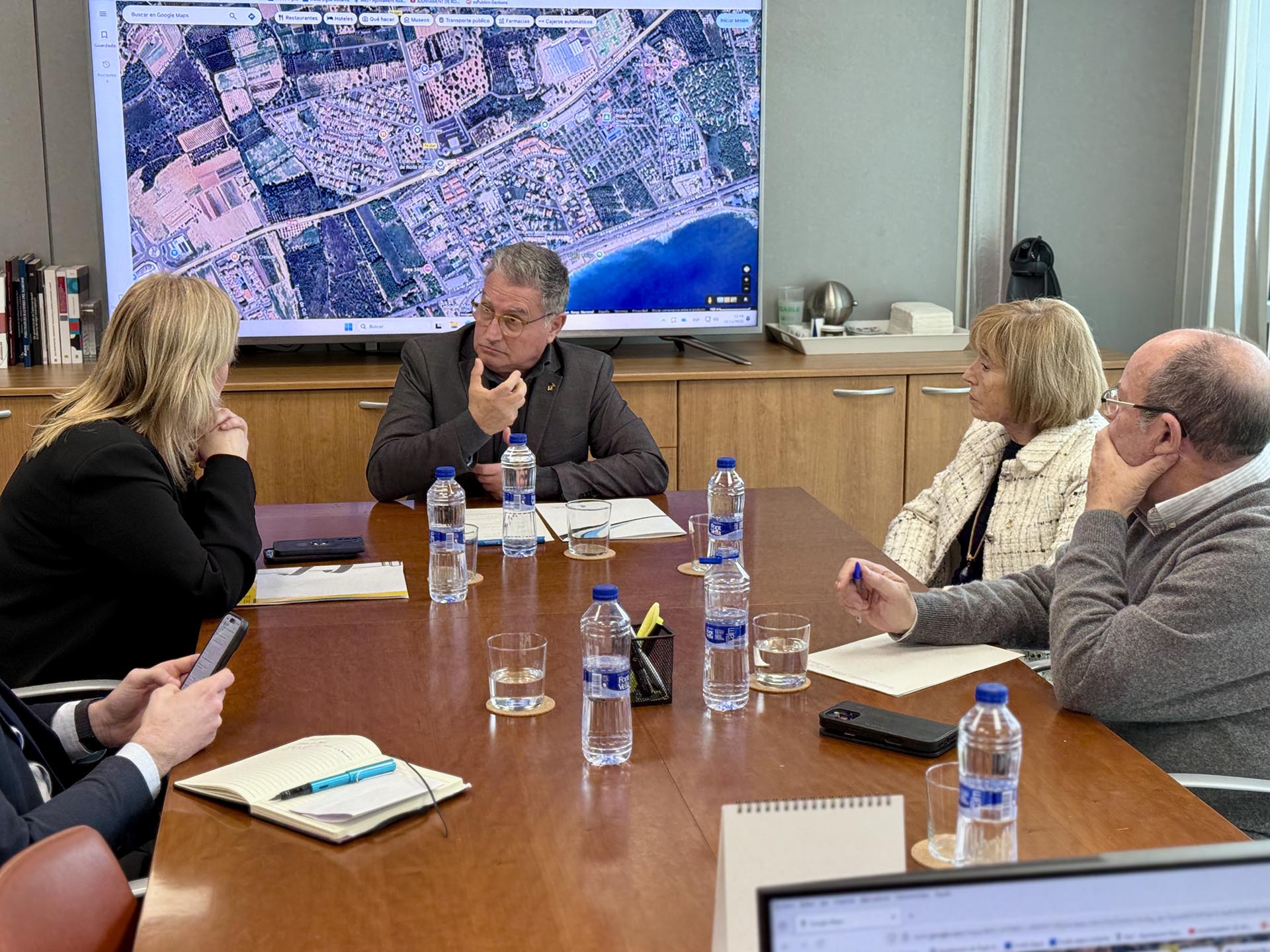 La subdelegada del Govern fa una visita institucional a Roda de Berà La subdelegada del Govern fa una visita institucional a Roda de Berà