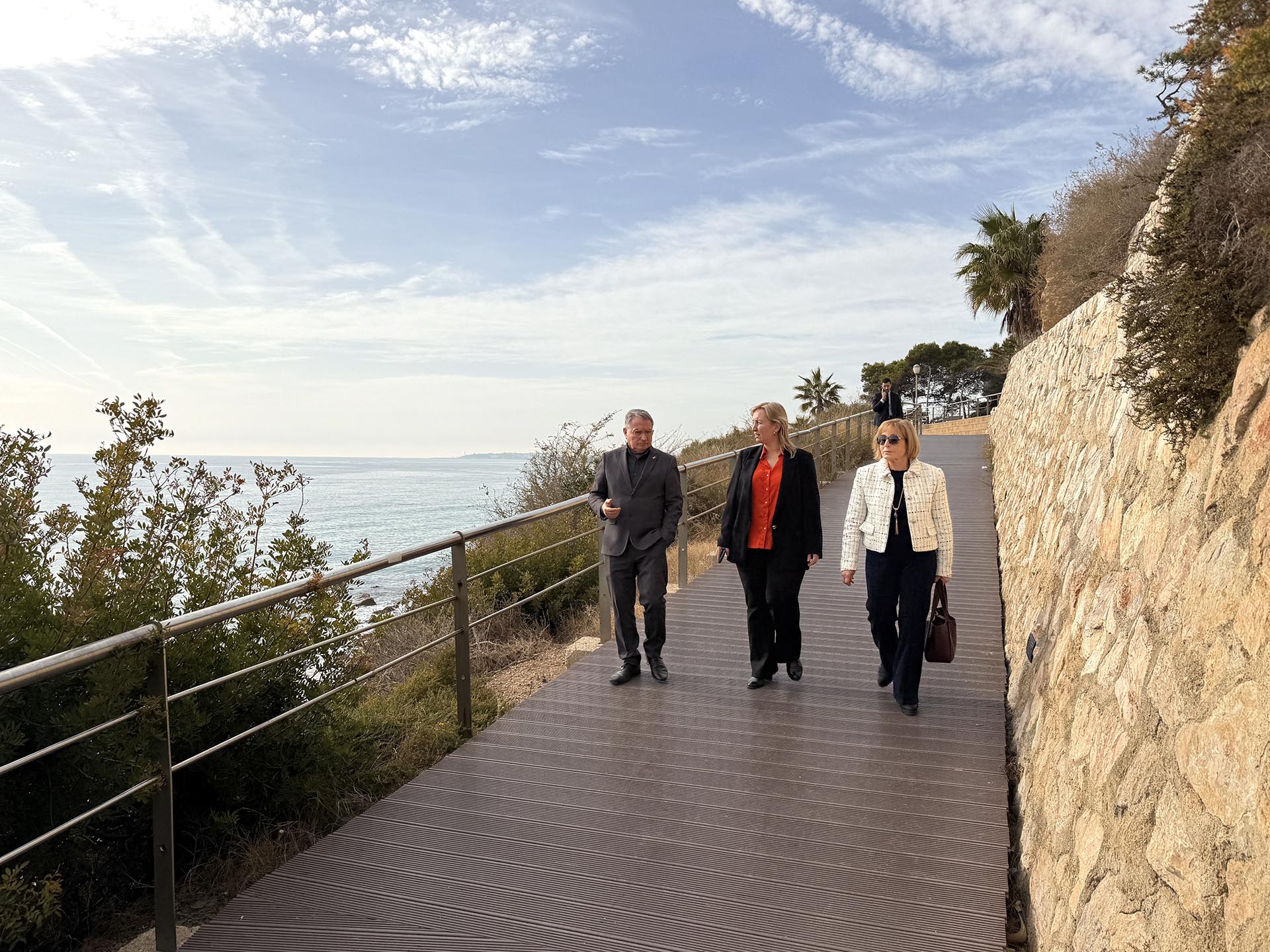 La subdelegada del Govern fa una visita institucional a Roda de Berà La subdelegada del Govern fa una visita institucional a Roda de Berà