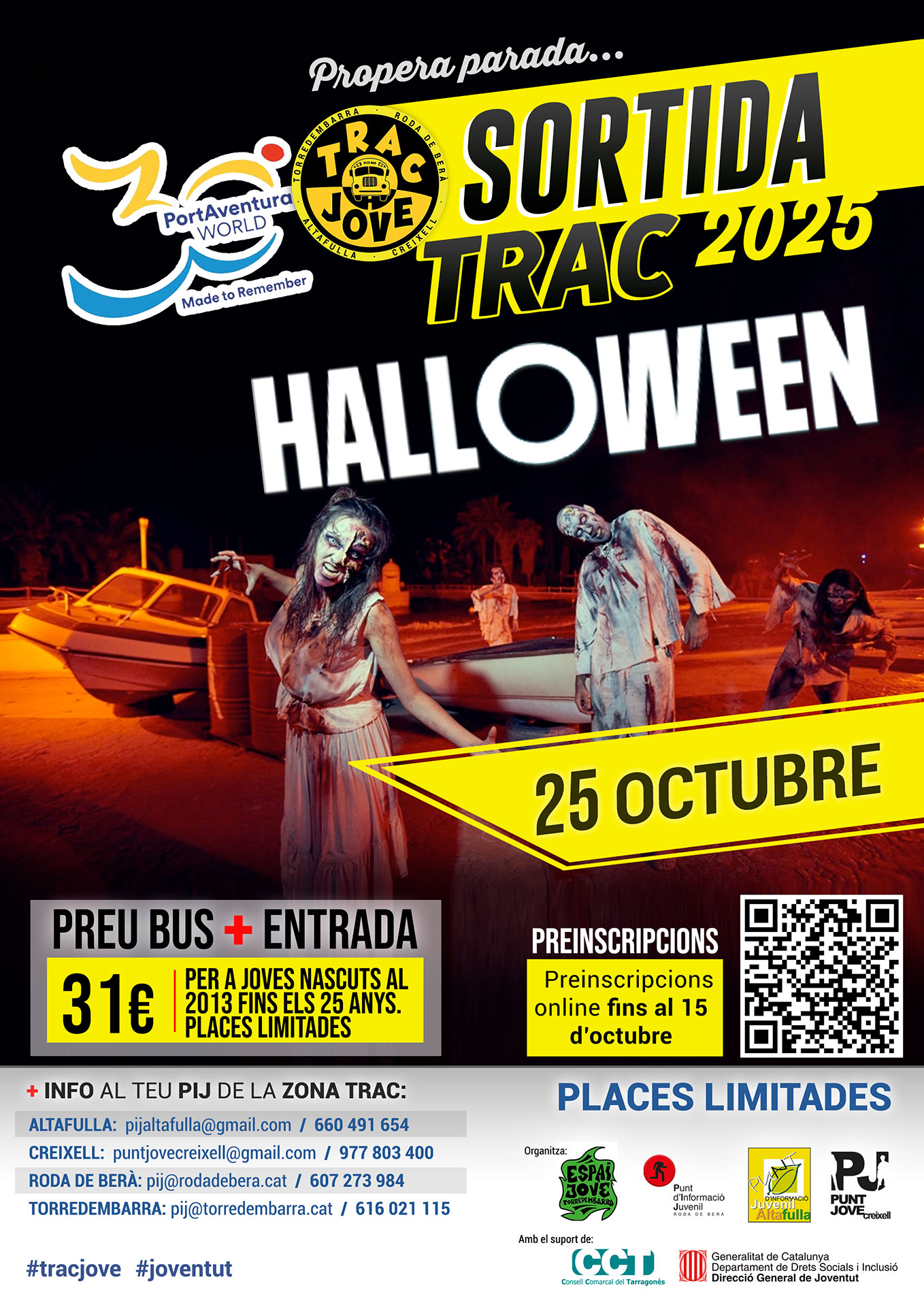 Sortida TRAC: Halloween a PortAventura