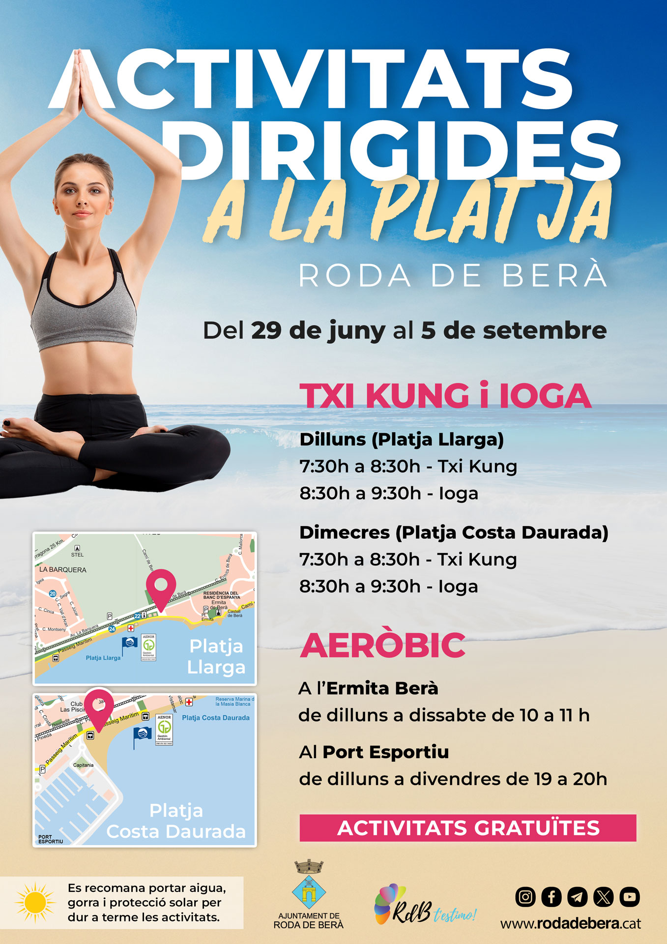 Activitats dirigides a la platja