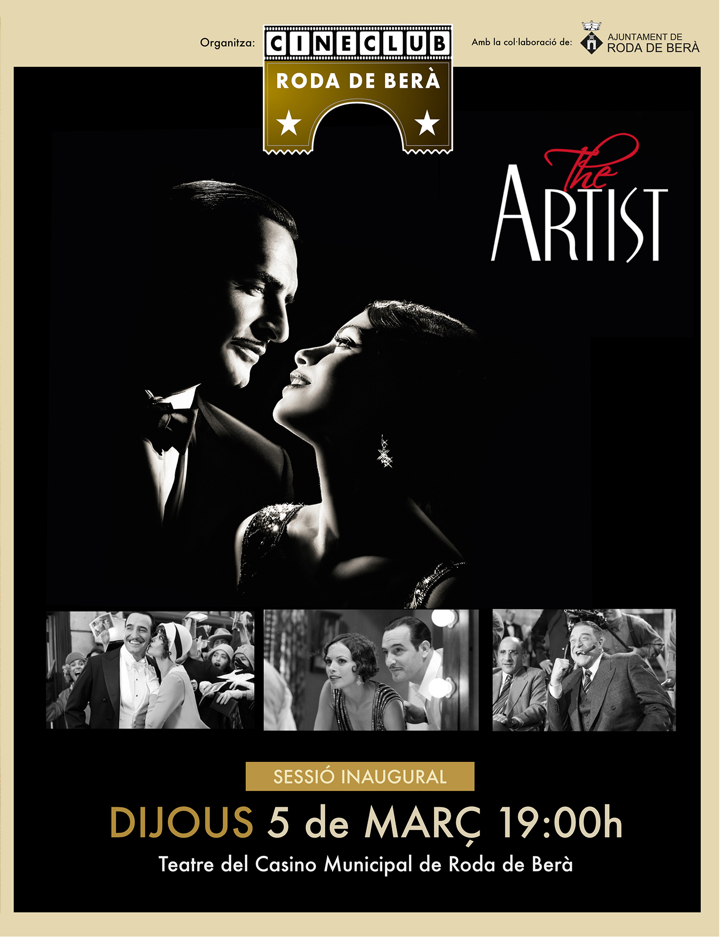 Primera sessió del Cineclub de Roda de Berà: The Artist