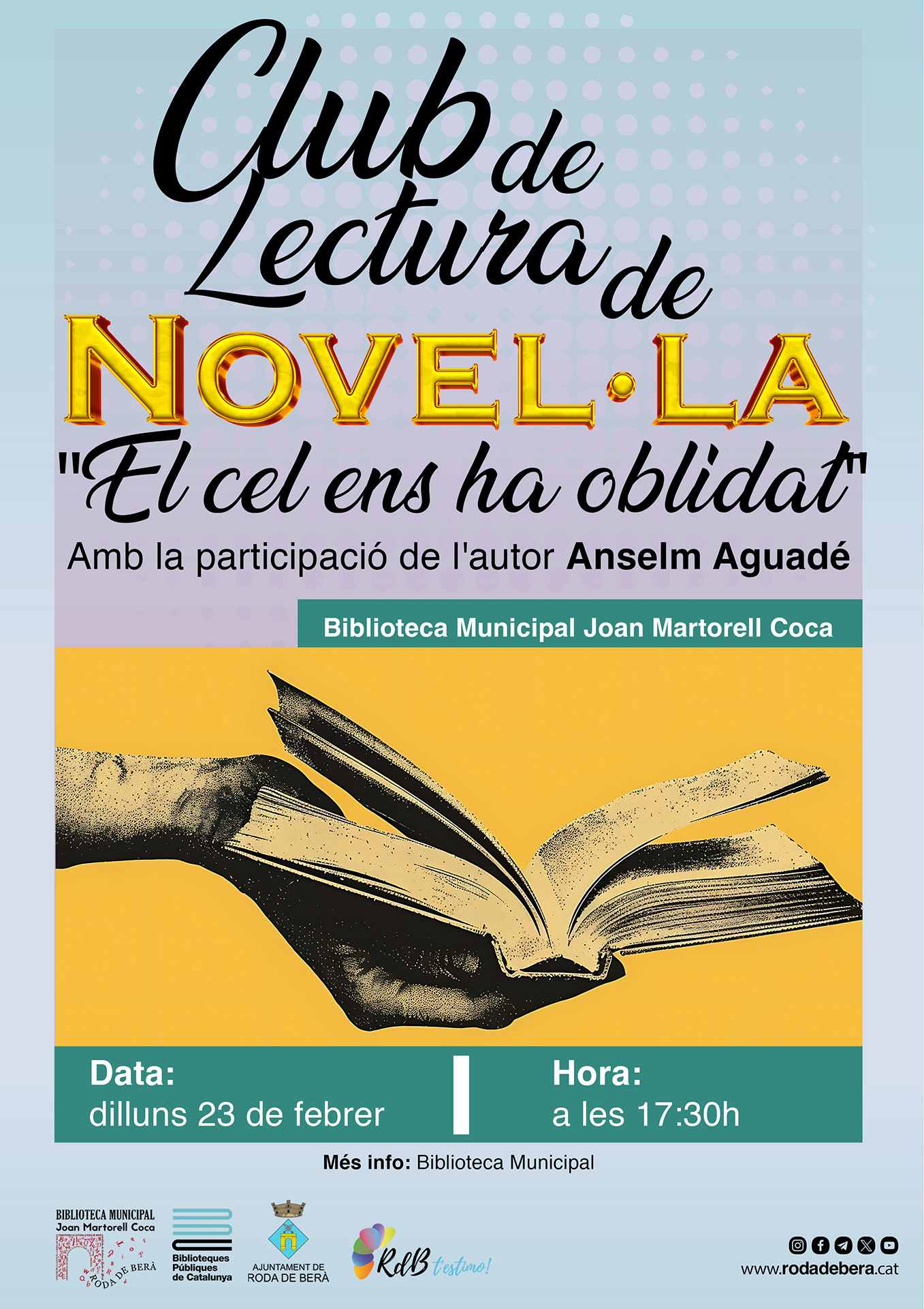 Club de lectura de Novel·la: El cel ens ha oblidat