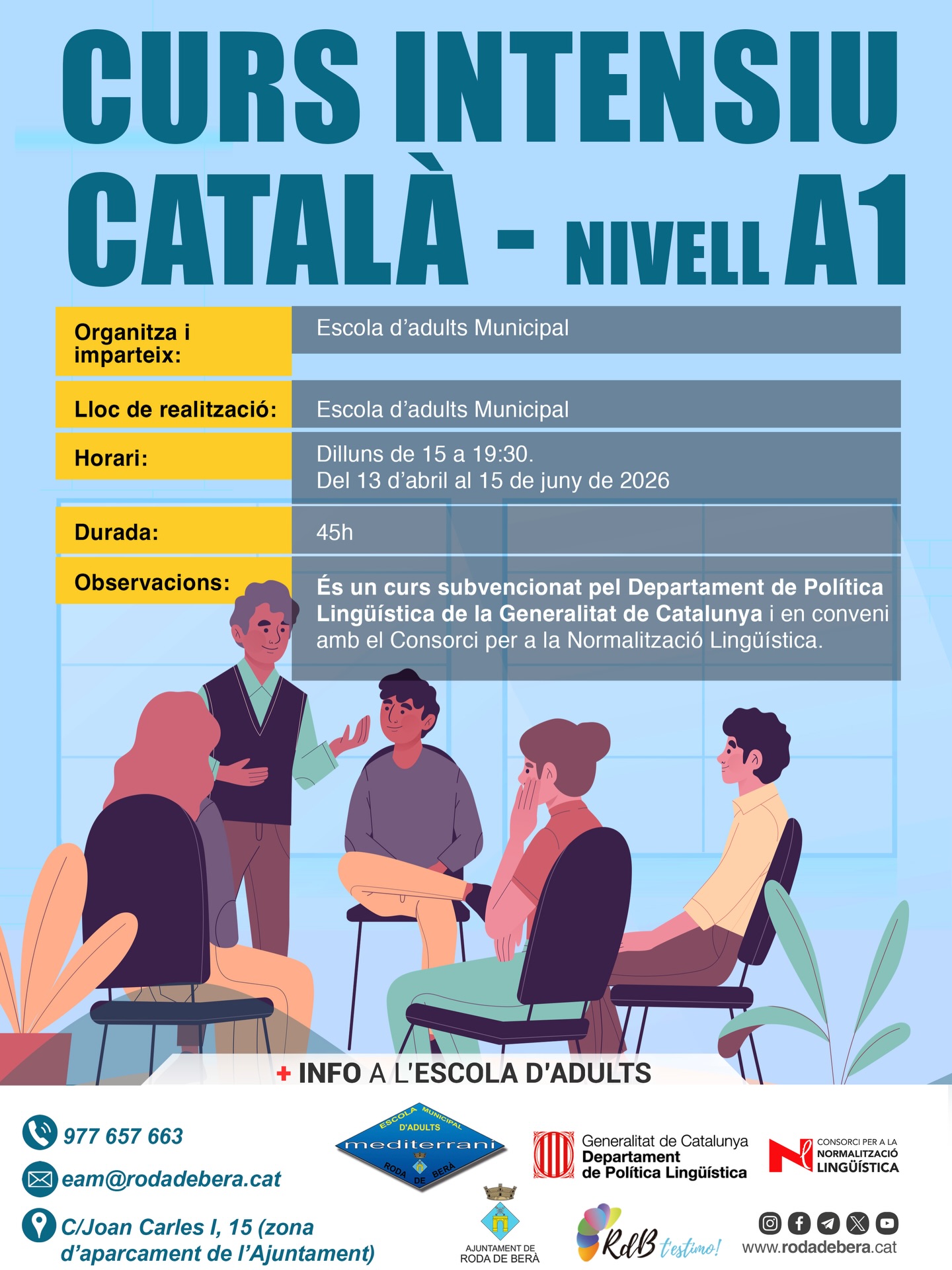 Curs intensiu de Català - Nivell A1