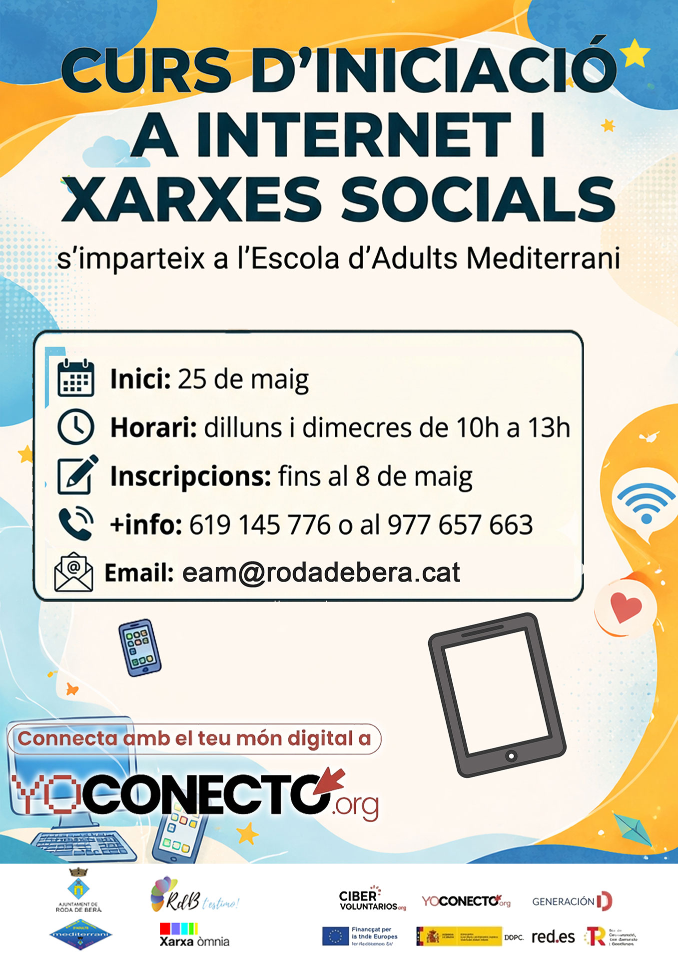 Curs d'iniciació a internet i xarxes socials