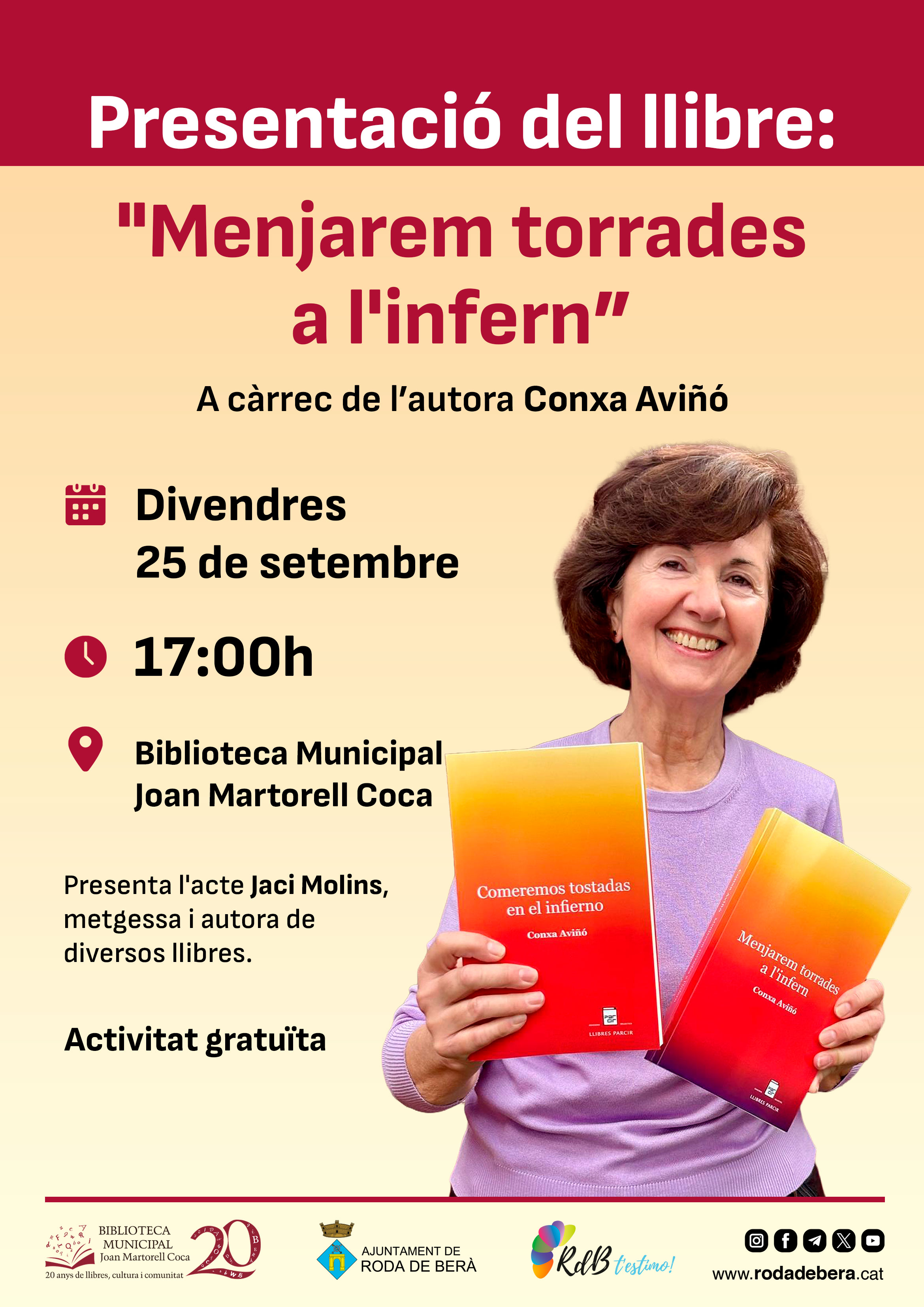 Presentació del llibre: Menjarem torrades a l'infern