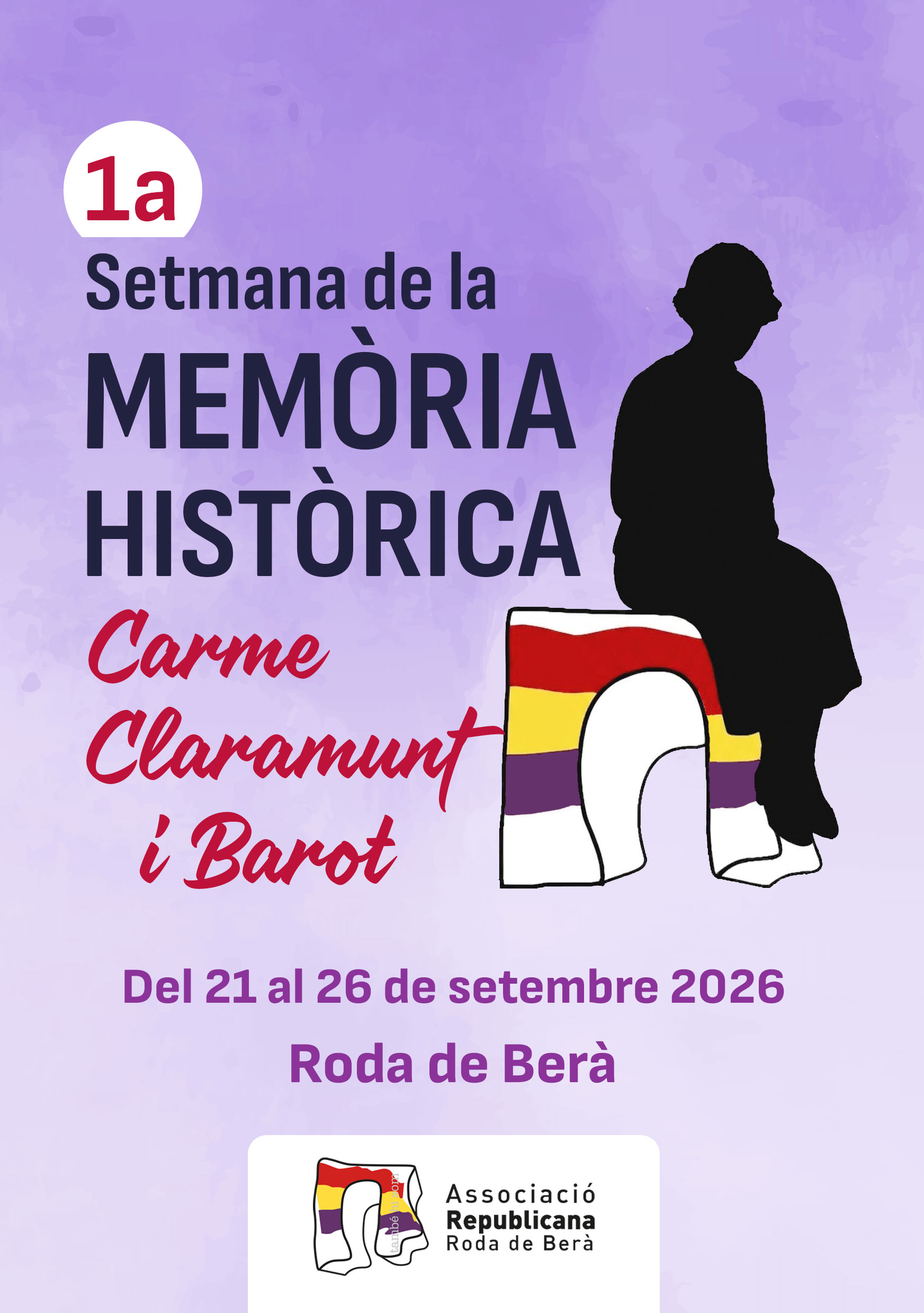 1a Setmana de la Memòria històrica Carme Claramunt i Barot