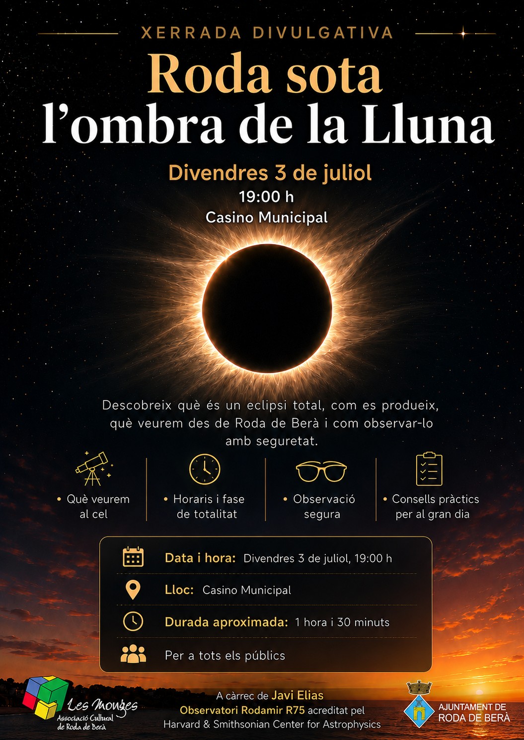 Xerrada 'Roda sota l'ombra de la Lluna'