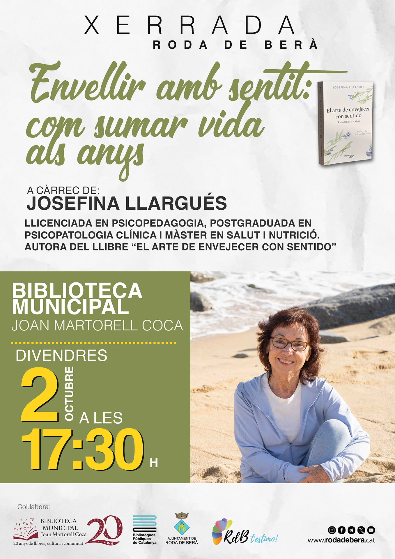 Xerrada Envellir amb sentit: com sumar vida als anys