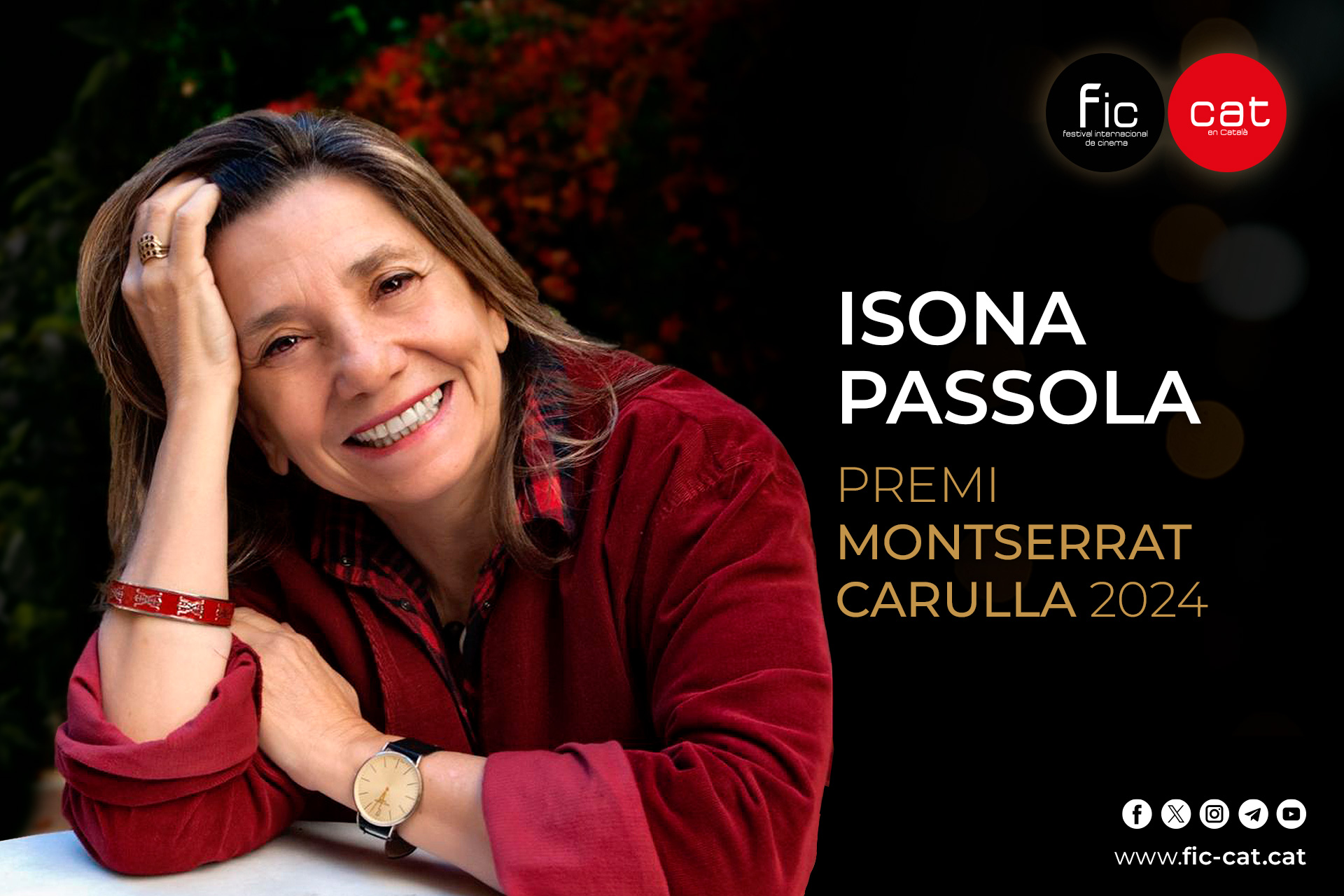 Isona Passola rebrà el Premi Montserrat Carulla 2024