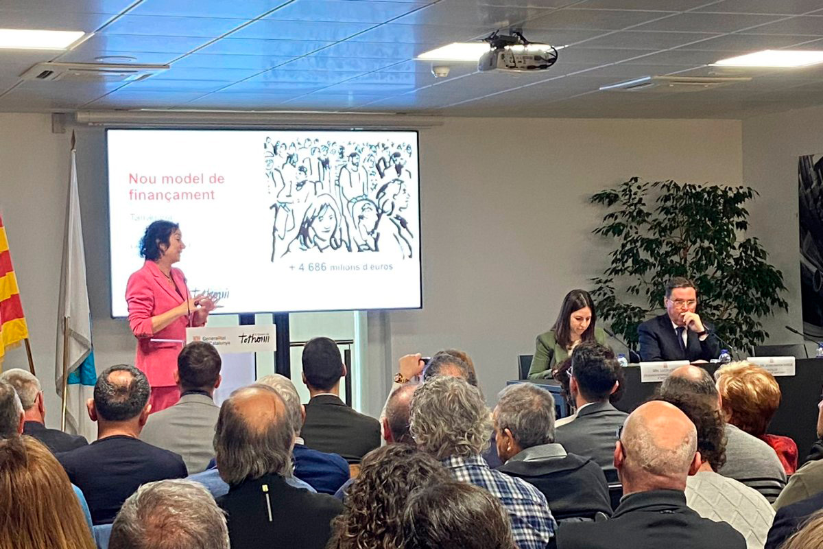 La consellera Romero explica al Camp de Tarragona el nou model de finançament
