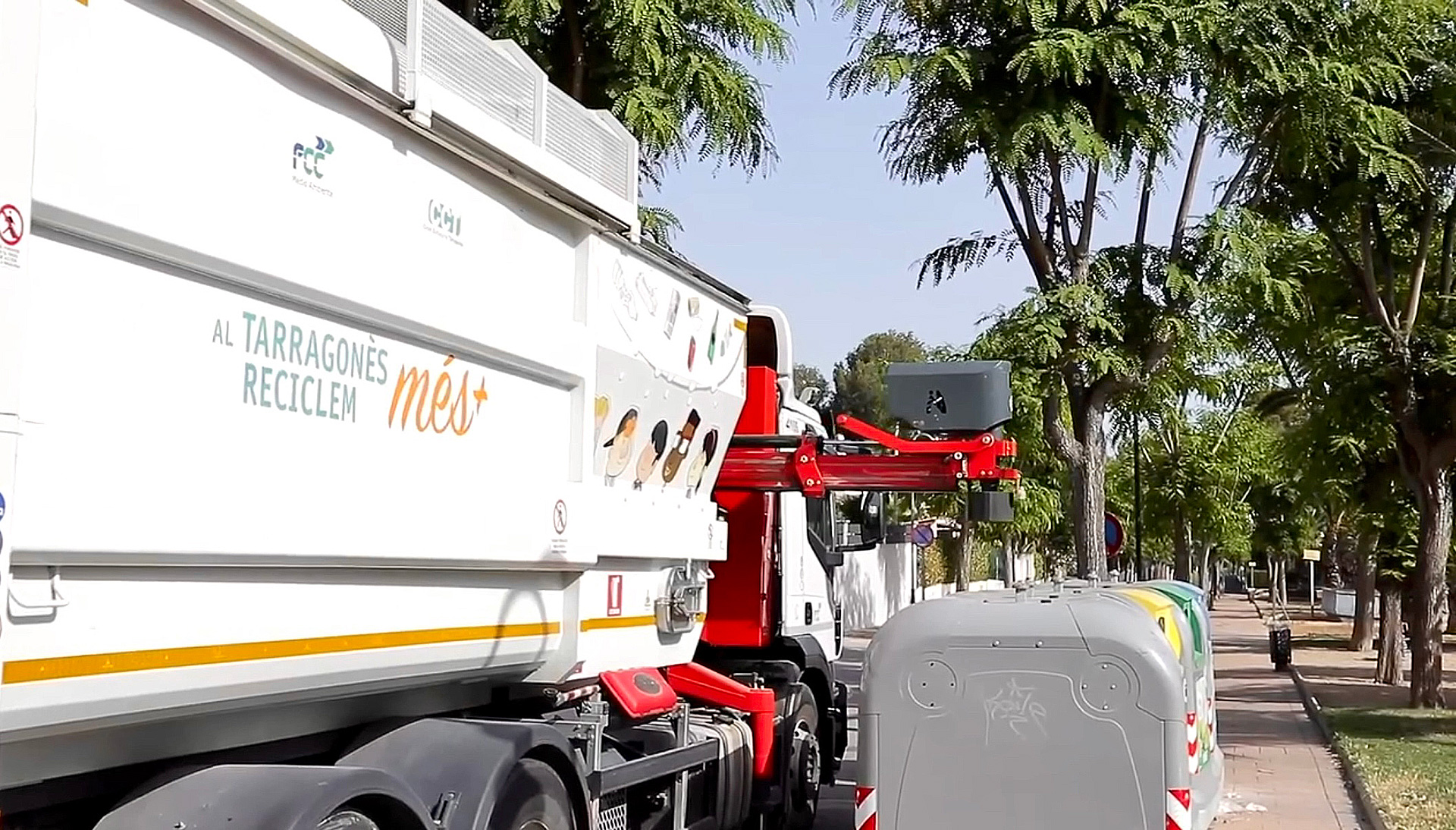 Camió de recollida de brossa