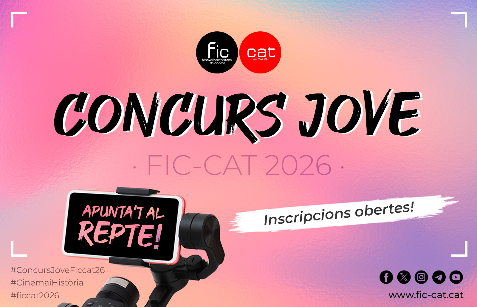 El FIC-CAT convoca el Concurs Jove 2026 